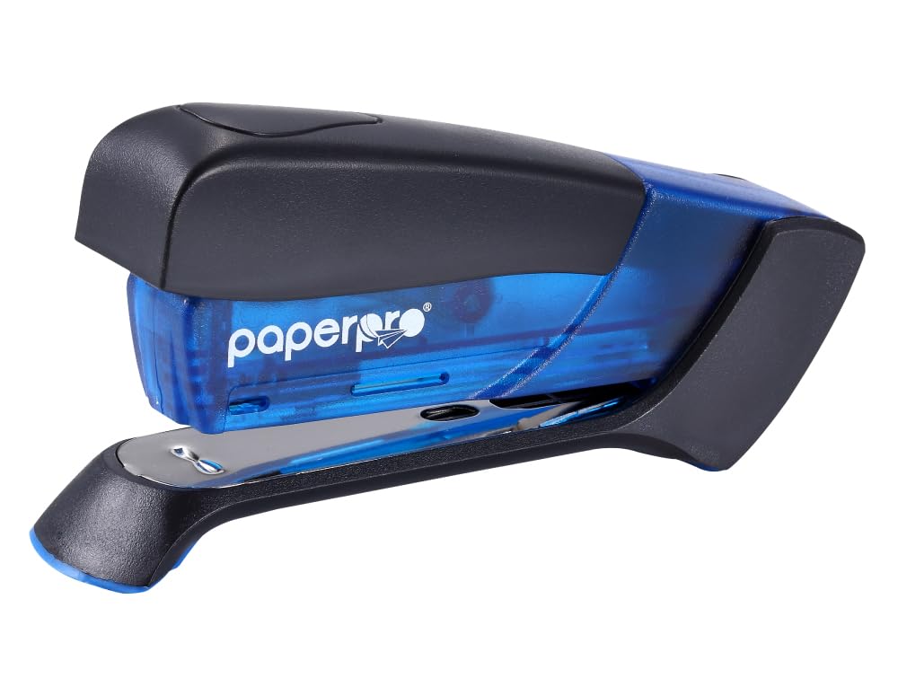 PaperPro Compact Classic Stapler, 15 Sheet, 80% Easier Stapling, Assorted