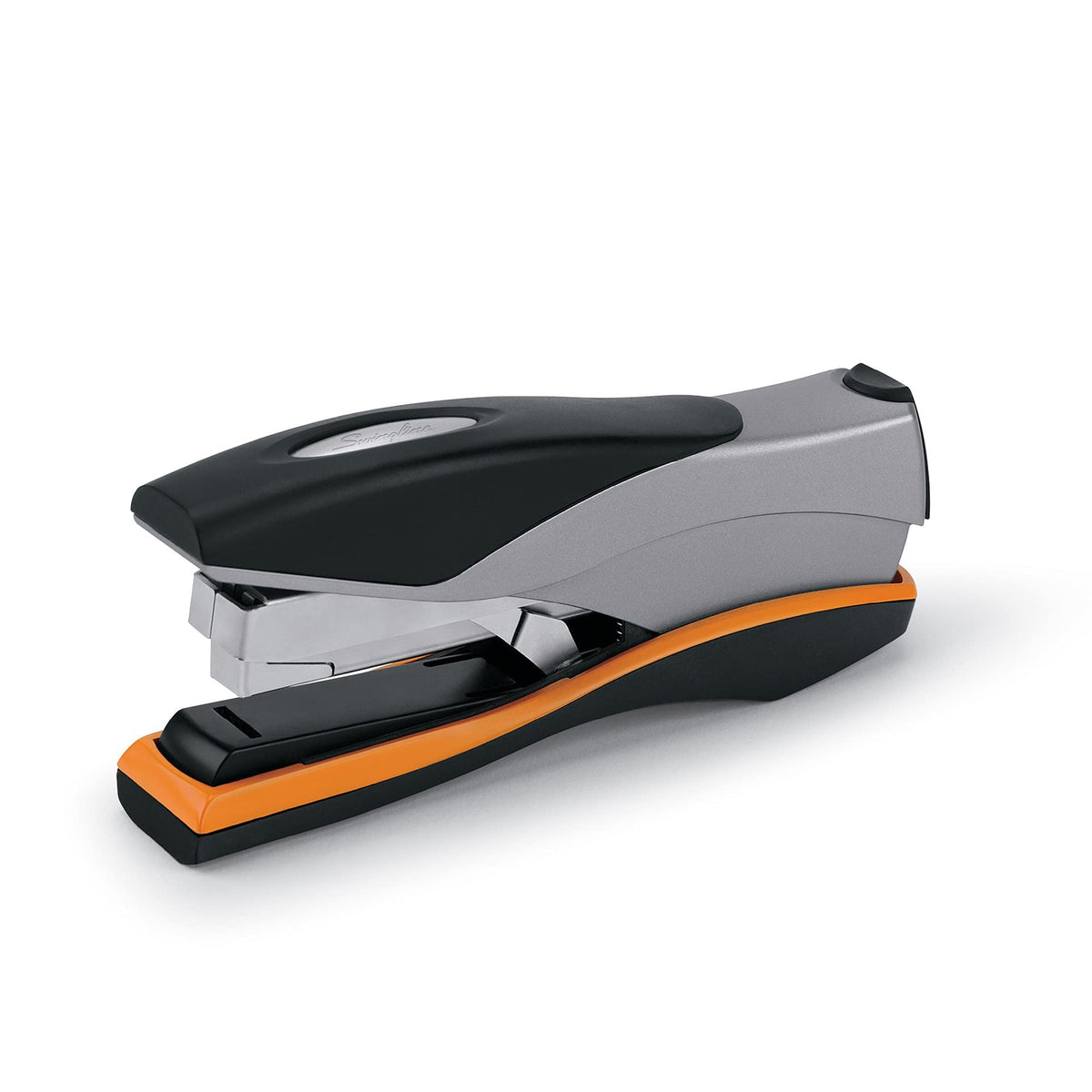 Swingline Stapler, 40 Sheet Capacity, Optima 40, Jam Free, Reduced Effort, Compact, Soft Grip, Metal, Orange, Silver and Black (87842)