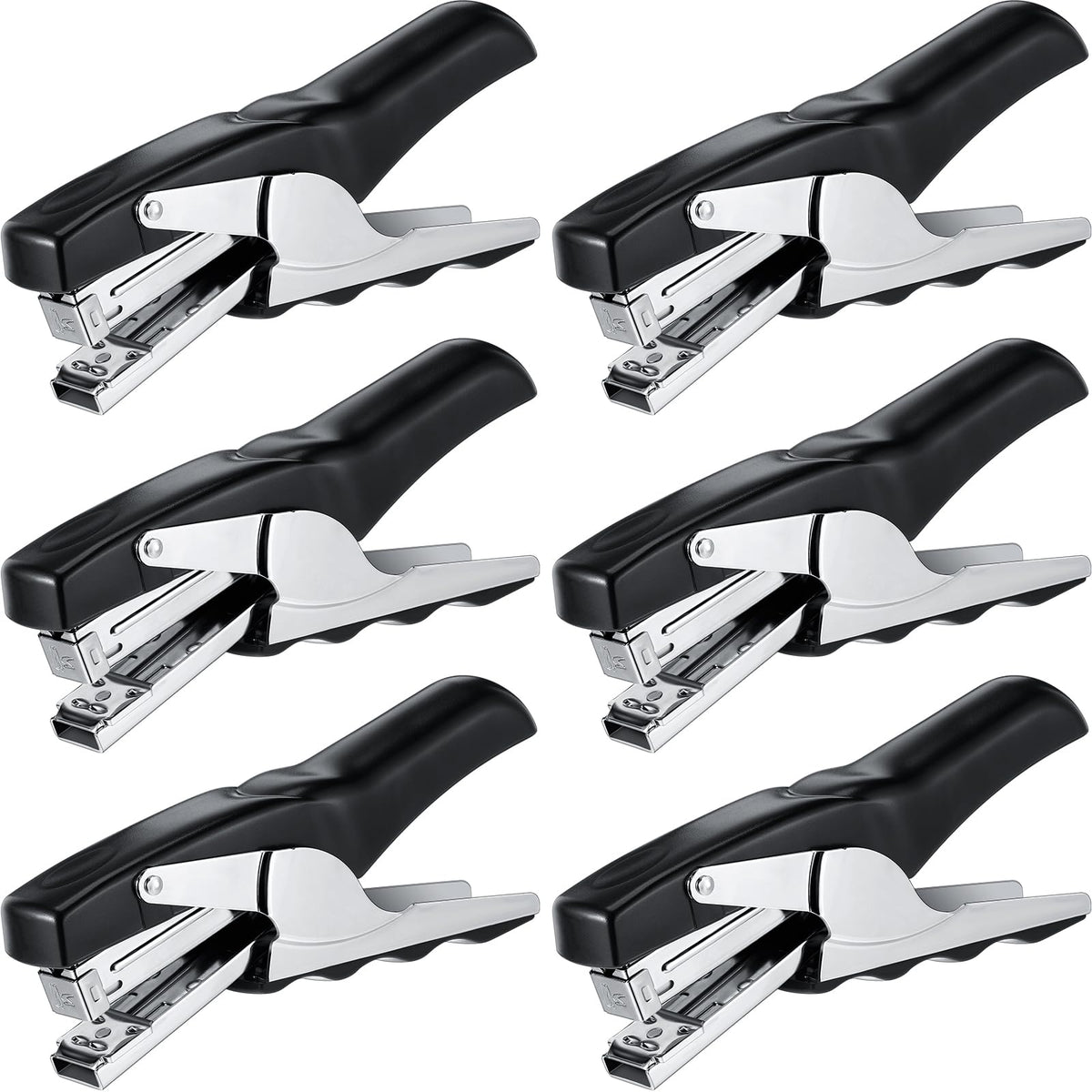 Yexiya 3 Pcs Heavy Duty Stapler 50 Sheet Capacity Hand Held Staplers Office