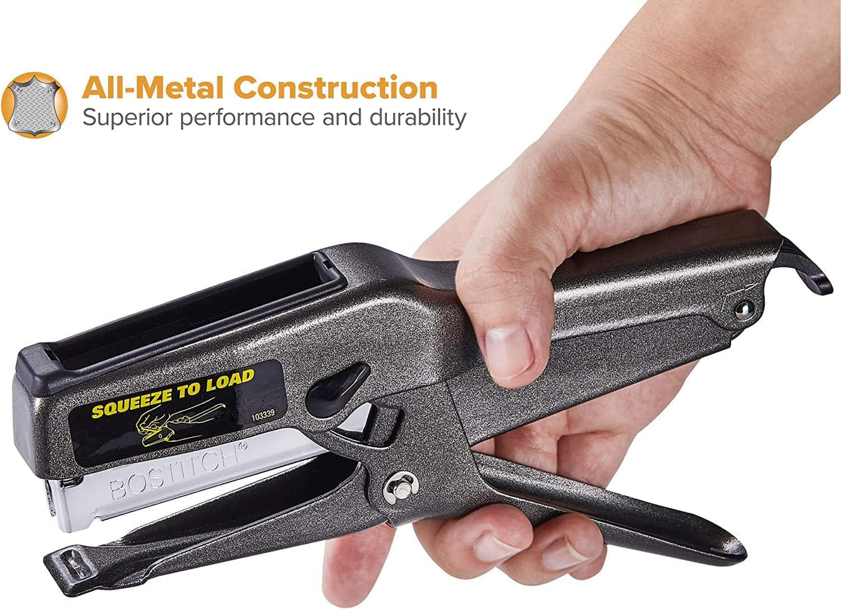 Bostitch Office B8 Plier Heavy Duty Stapler with 1250 1/4" Staples
