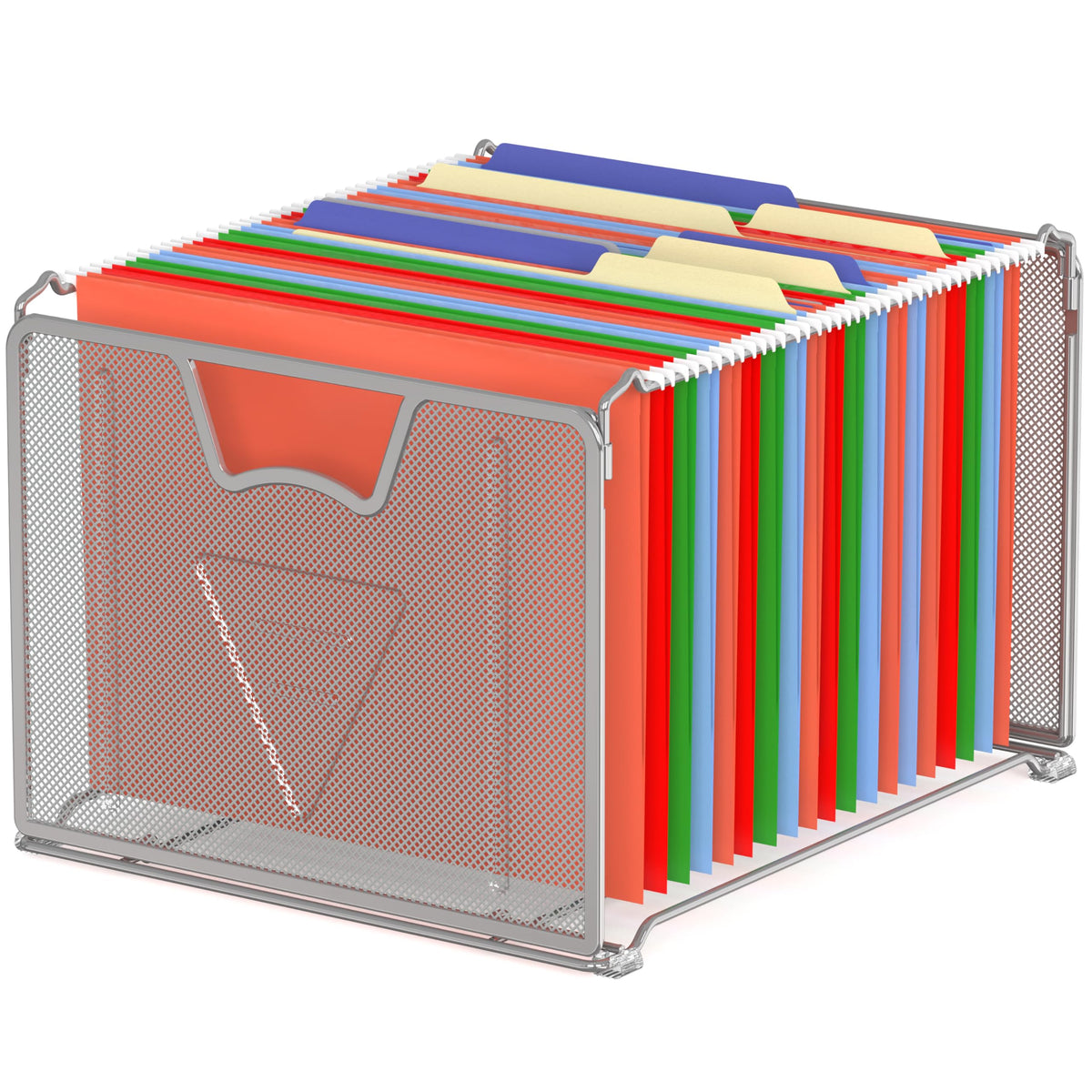 Simple Houseware Mesh Hanging File Folder Organizer, 2-Pack