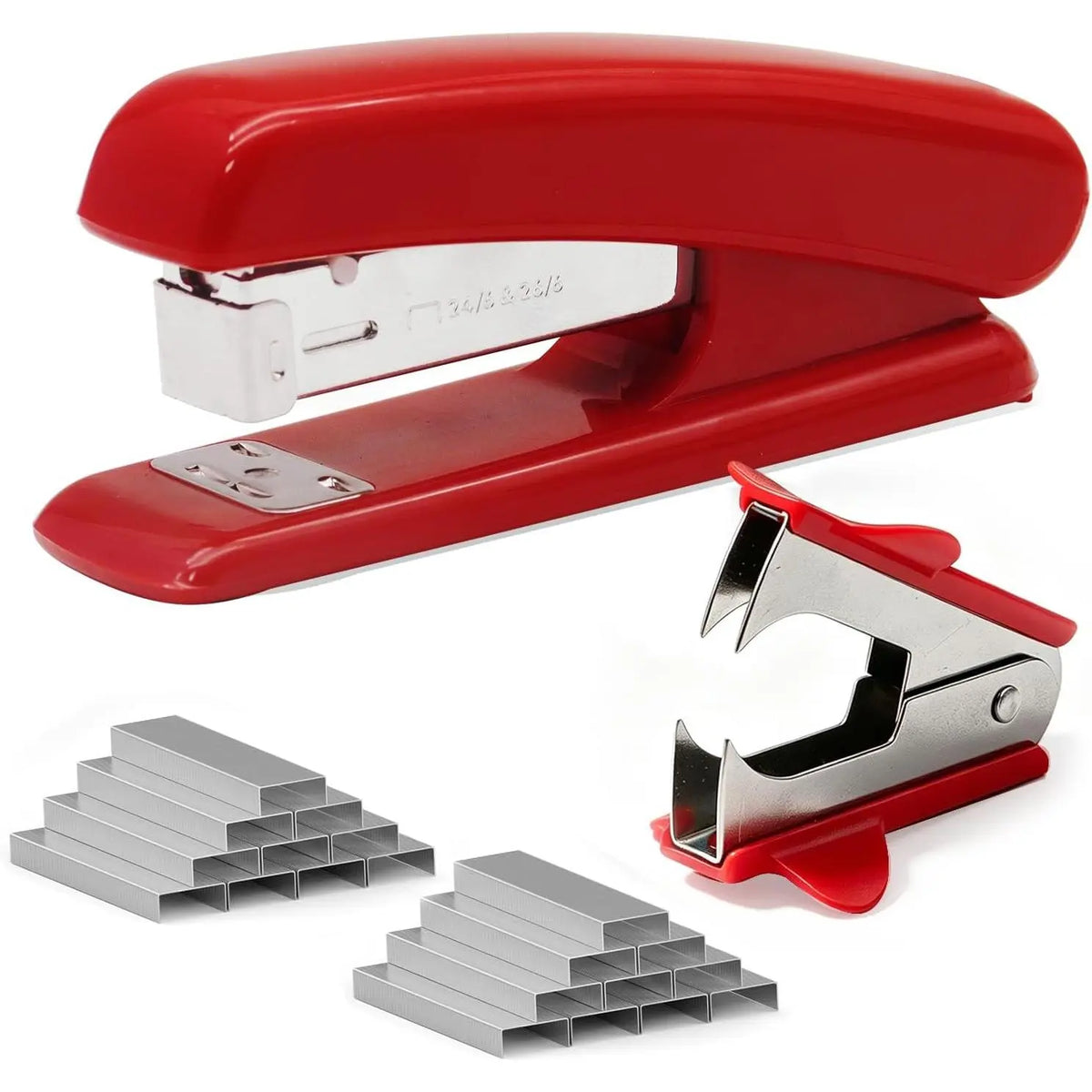 Office Stapler, Paper Stapler and , Office Supplies | 25 Sheet Capacity Desktop Stapler for Students and Office Clerks, Cute Stapler for Classroom, 2000 and Staple Remover