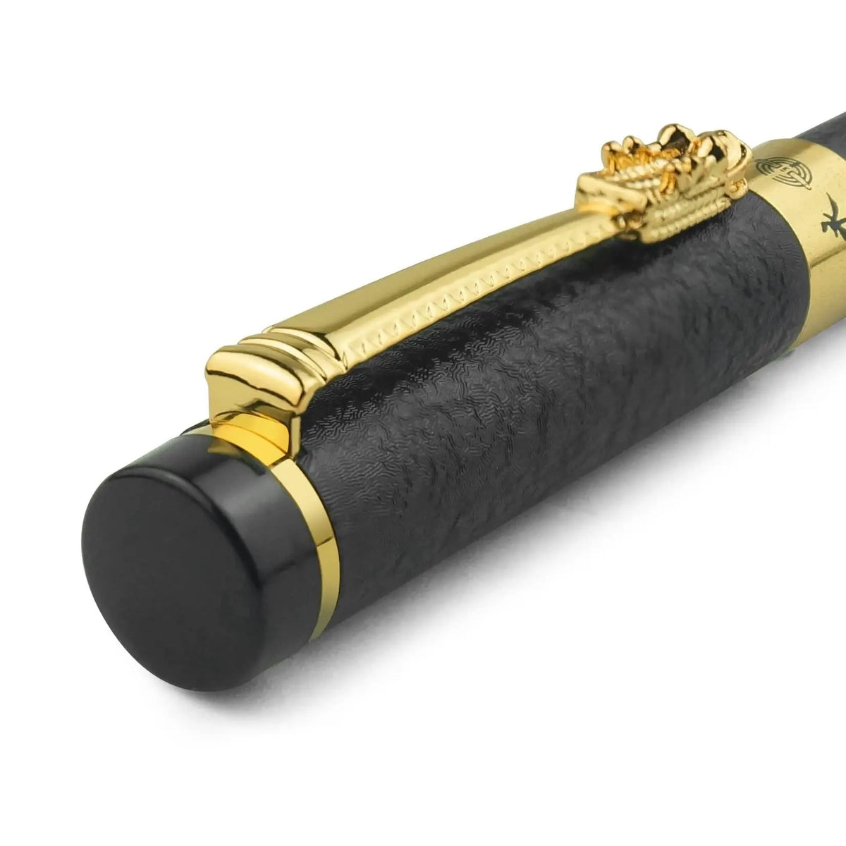 Luxury Dragon Pattern Metallic Fountain Pen Set, Business Signature Pen with Gift Box, Replaceable Ink Sac Smooth Writing Aesthetic Pen, Office Writing Tool, Office Stationery Supplies