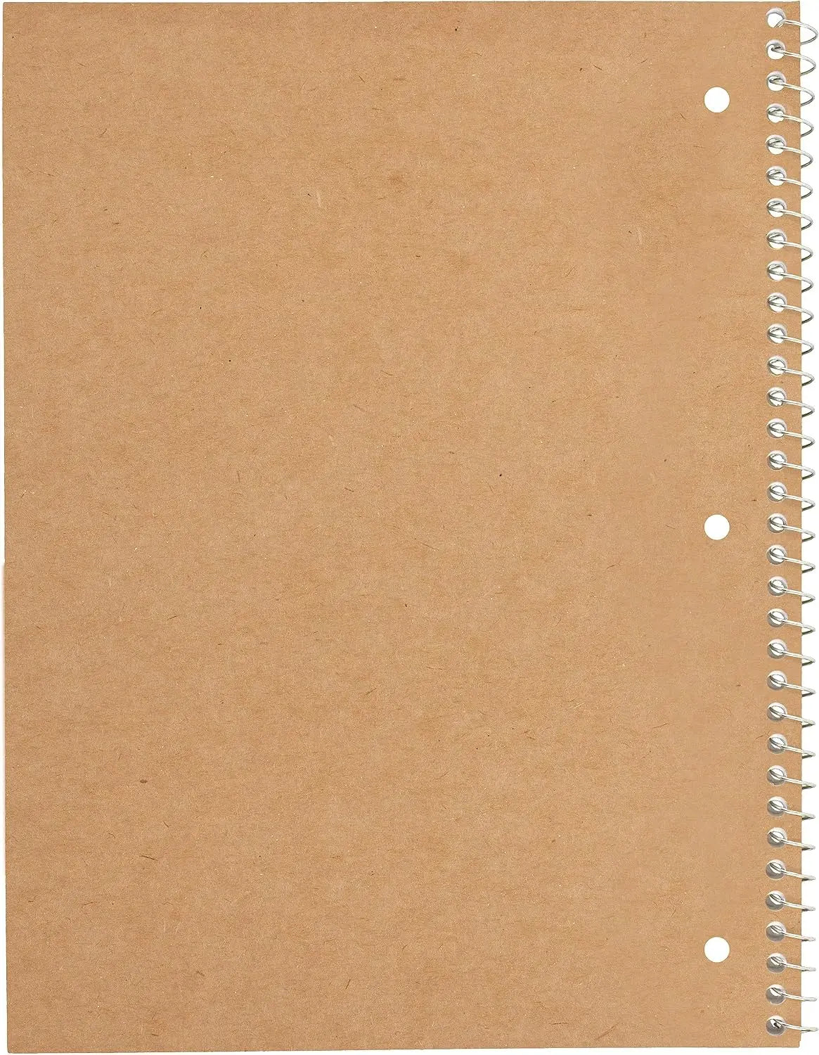 6 Pack Spiral Notebook, 1 Subject, Wide Ruled Paper, 7-1/2" x 10-1/2", 70 Sheets per Notebook, Assorted Pastel Colors (930050-ECM)