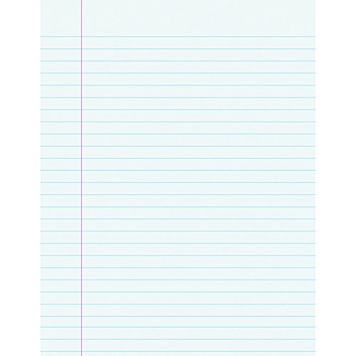 Pacon® Composition Paper, Unpunched, 3/8" Rule, 8 1/2" x 11", White, Pack Of 500 Sheets