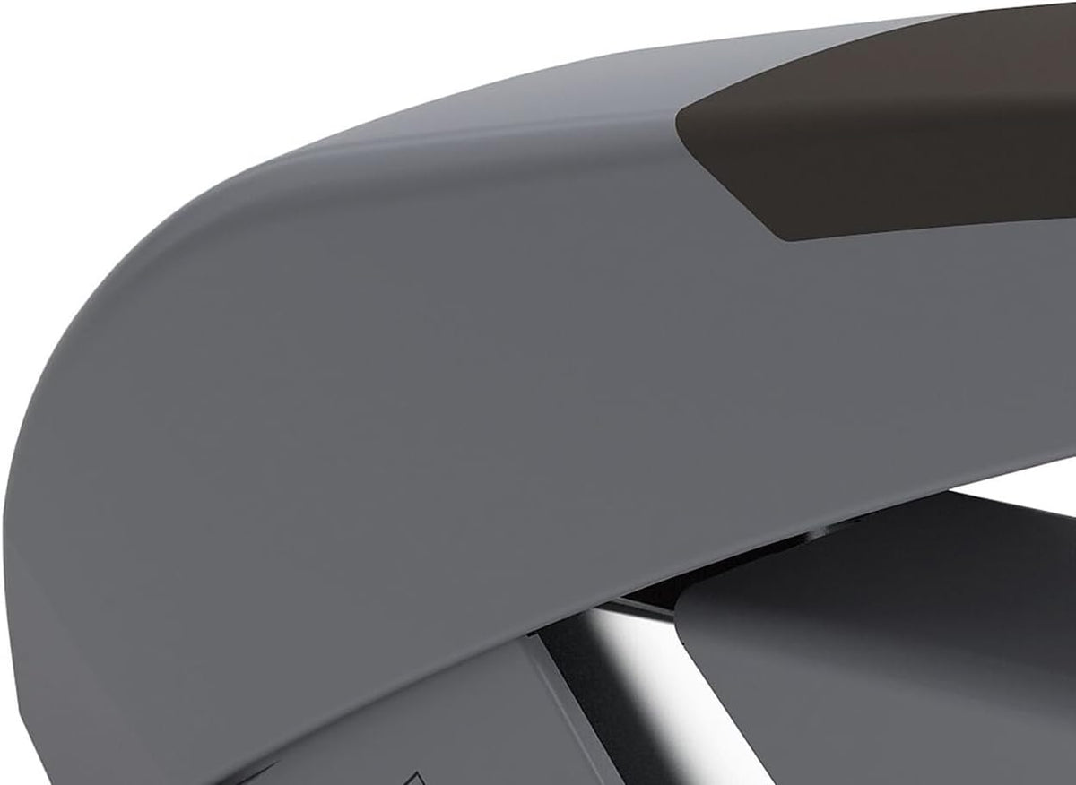 TRU RED One‑Touch DX‑4 Desktop Stapler, 30‑Sheet Capacity, Black/Gray – Low‑Force Stapler with Non‑Slip Grip