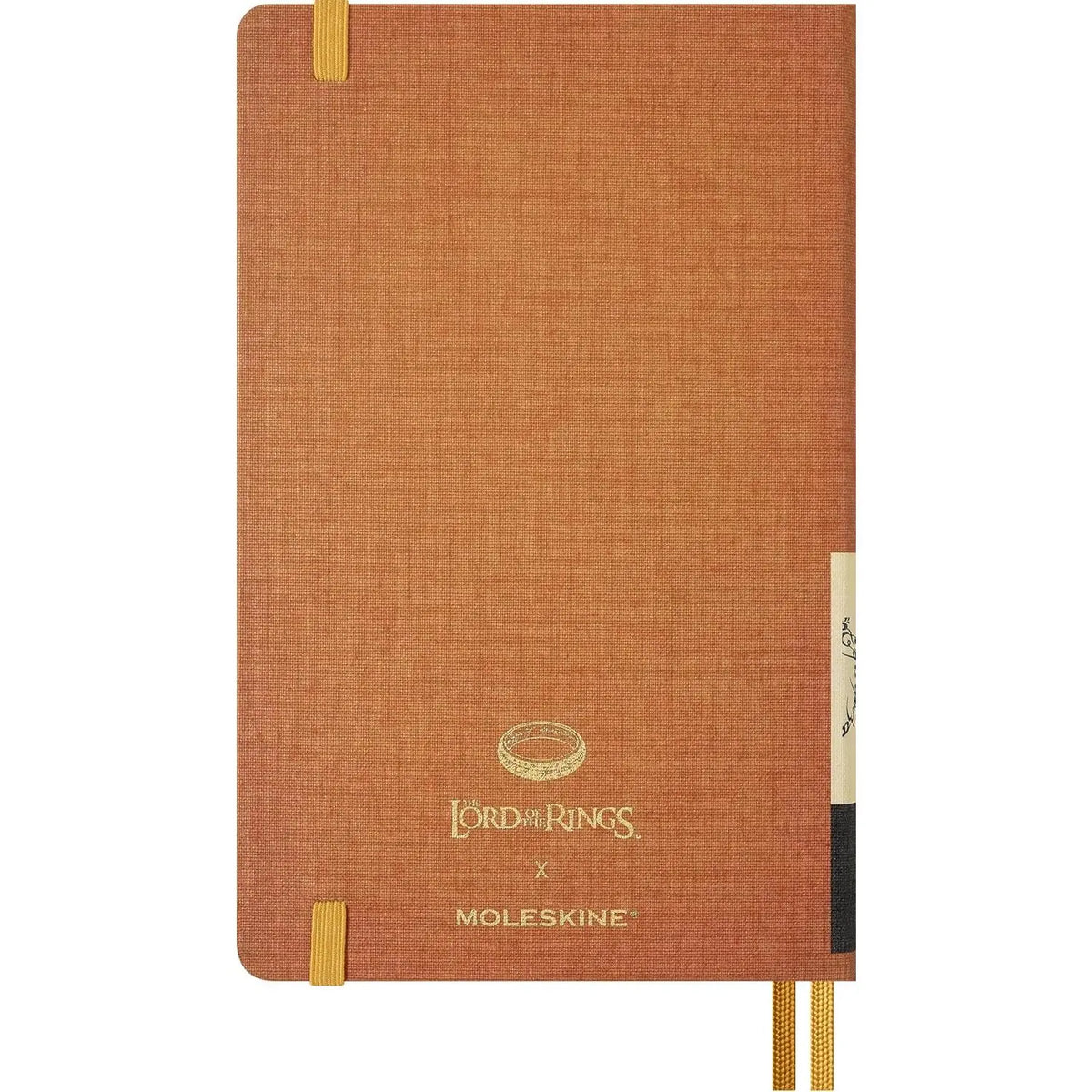 Moleskine Limited Edition The Lord of the Rings Hardcover Journal Notebook, Large (5" x 8.25"), College Ruled, Frodo & Sam Journey Graphic, 176 Pages, Ribbon Bookmark, Eco-Friendly for Fantasy Fans, College Ruled Notebooks, Lined Notepad, Fabric Cover, Be
