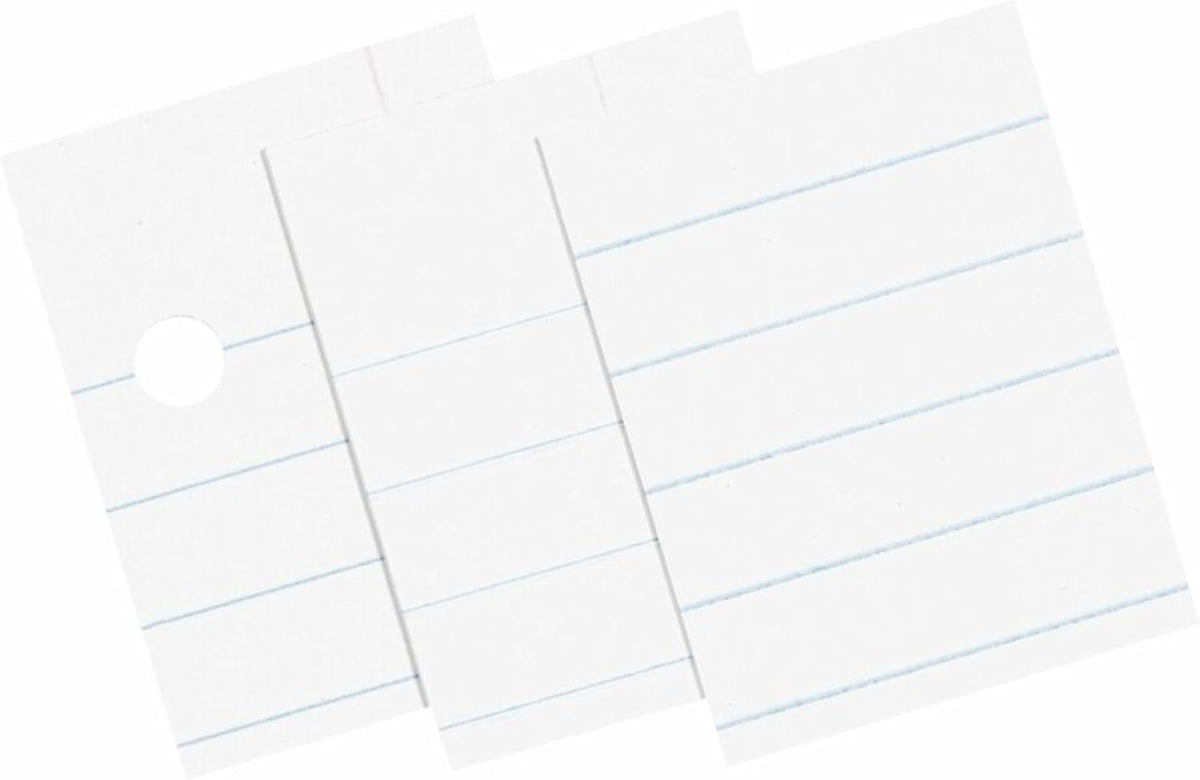 Pacon® Composition Paper, Unpunched, 3/8" Rule, 8 1/2" x 11", White, Pack Of 500 Sheets