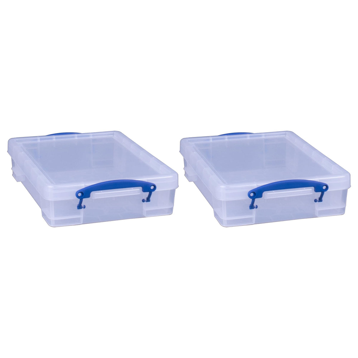 Really Useful Box 4 Liter Plastic Storage File Box Container, 10 Pack