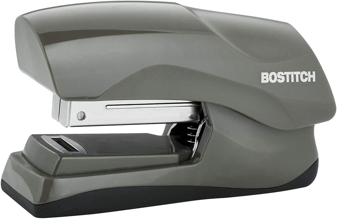 Bostitch Office Heavy Duty Stapler, 40 Sheet Capacity, No Jam, Half Strip, Fits into the Palm of Your Hand, For Classroom, Office or Desk, Gold Chrome