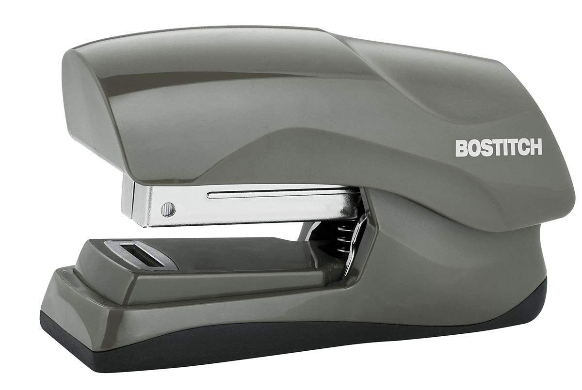 Bostitch Office Heavy Duty Stapler, 40 Sheet Capacity, No Jam, Half Strip, Fits into the Palm of Your Hand, For Classroom, Office or Desk, Gold Chrome