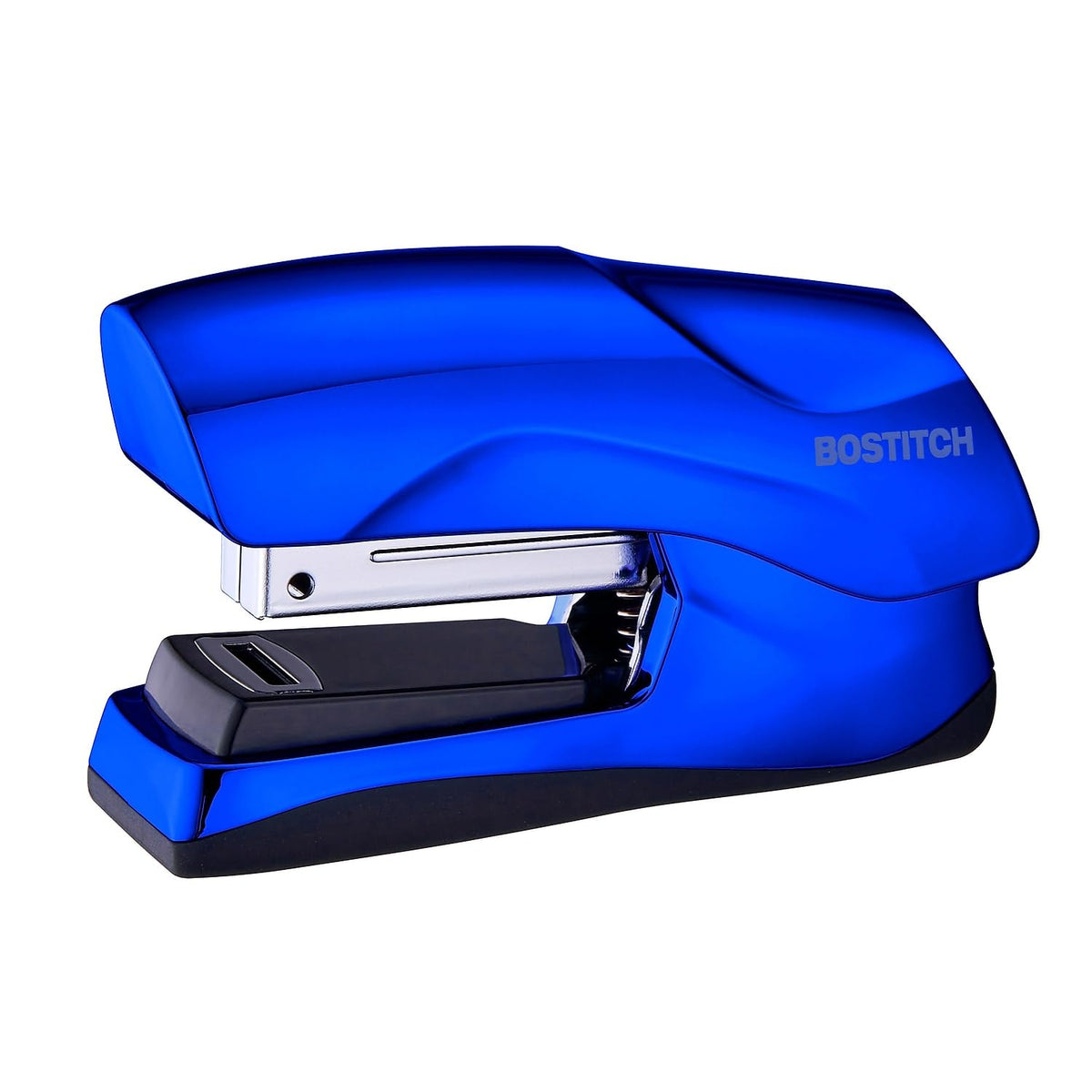 Bostitch Office Heavy Duty Stapler, 40 Sheet Capacity, No Jam, Half Strip, Fits into the Palm of Your Hand, For Classroom, Office or Desk, Gold Chrome