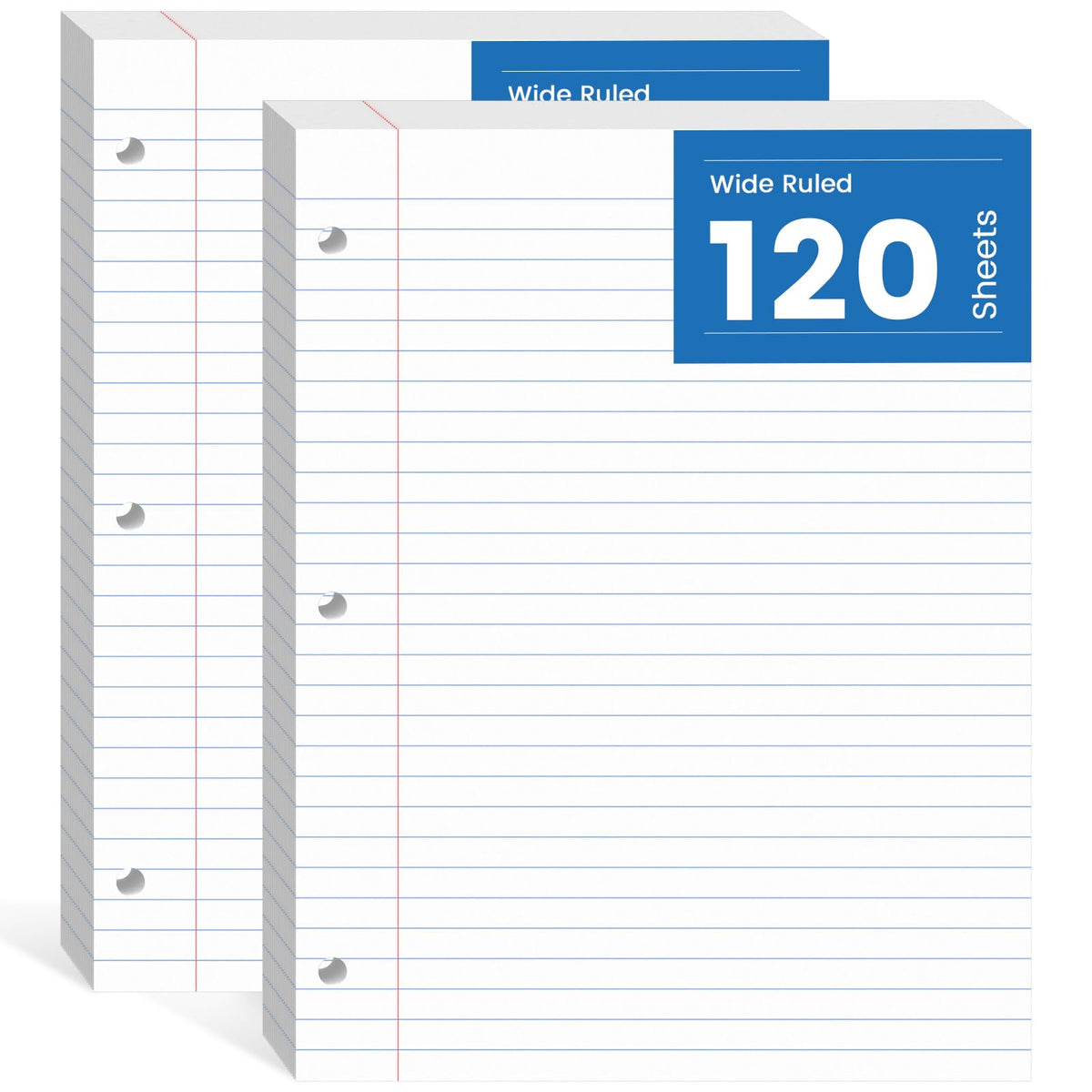 Loose Leaf Paper 8.5x11, Loose Leaf Notebook Paper 240 Sheets Binder Paper