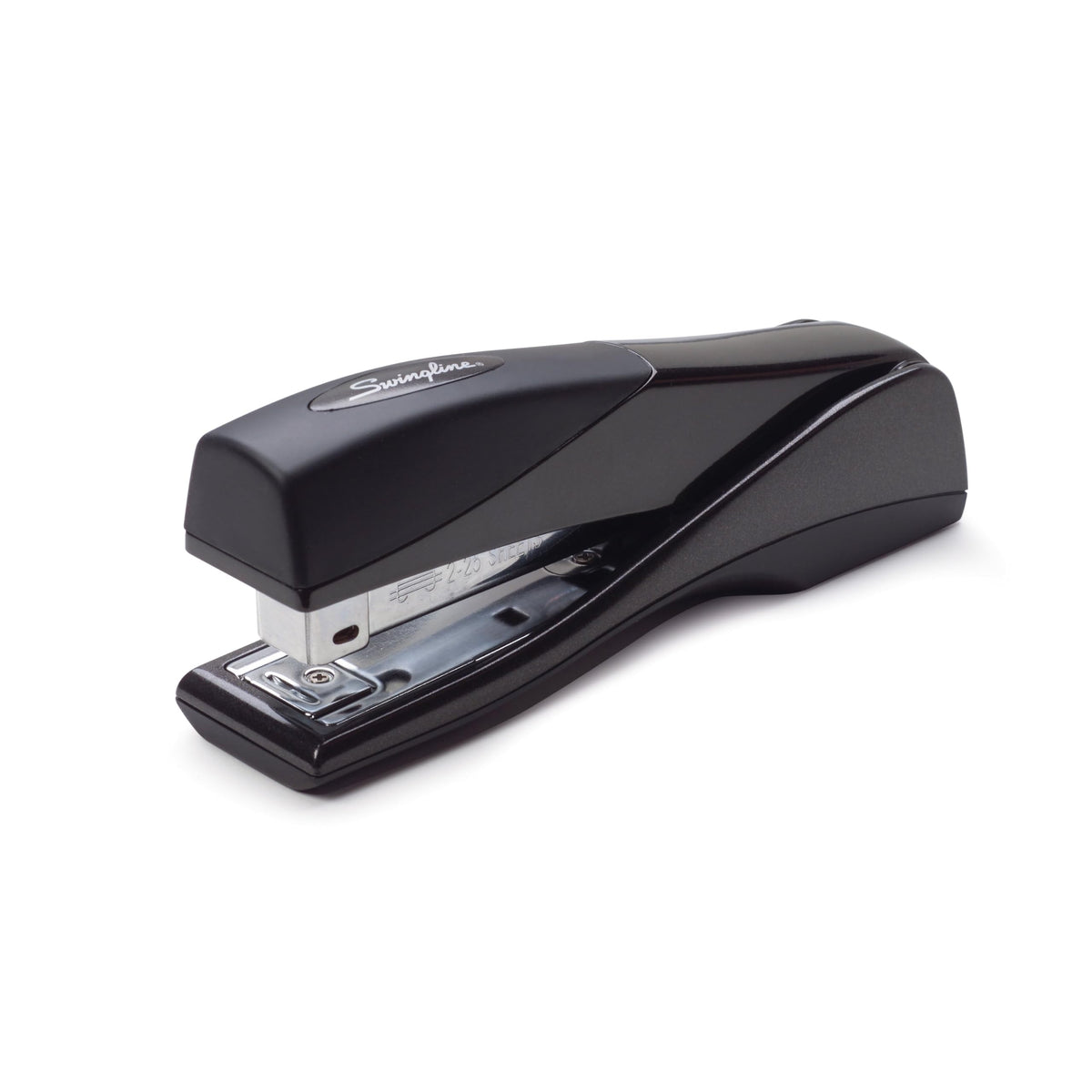 Swingline Stapler, Jam Free, Optima Grip Compact Size, Ergonomic Cushion, Metal, 25 Sheet Capacity, Silver (87816)
