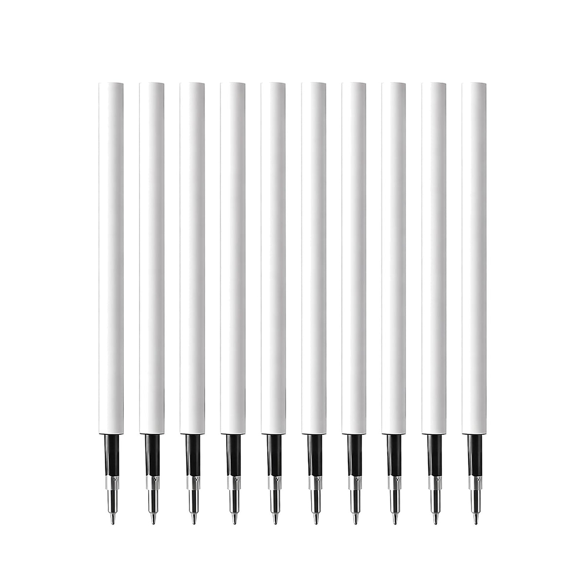 FIOVER 6 Pack 0.5mm Black Gel Pens, Quick Dry Fine Tip Pens
