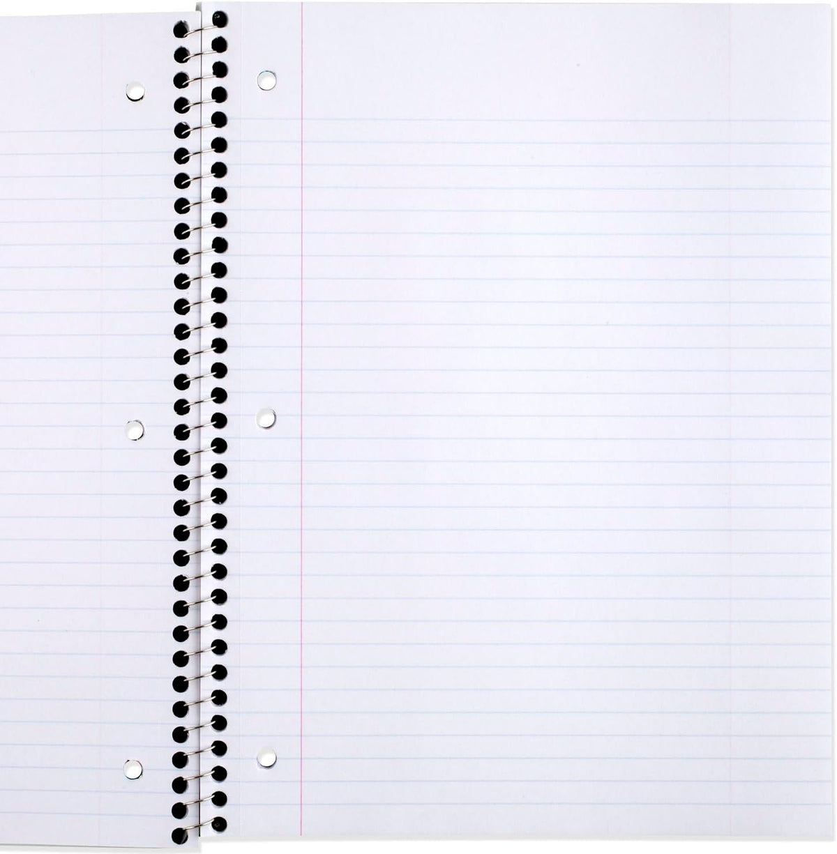 Mead Spiral Notebook, 6 Pack, 1 Subject, College Ruled Paper, 7-1/2" x 10-1/2", 70 Sheets per Notebook, Assorted Bright Colors (830050-ECM)