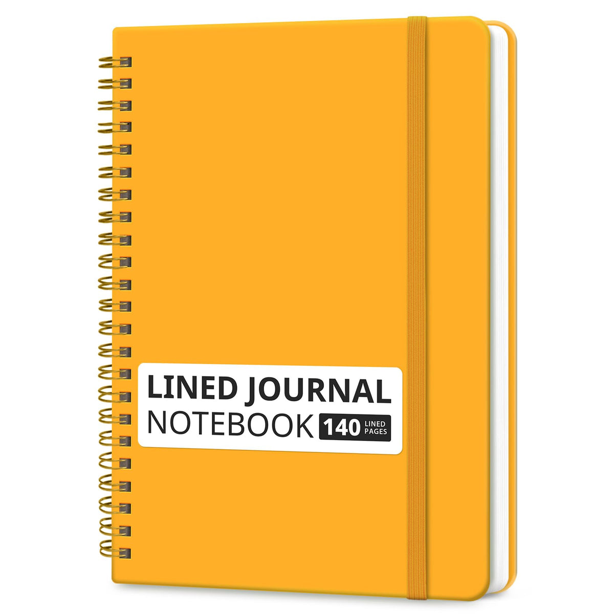 Taja Lined Spiral Notebook for Work, 5.7"x7.9" Spiral Journal College Ruled