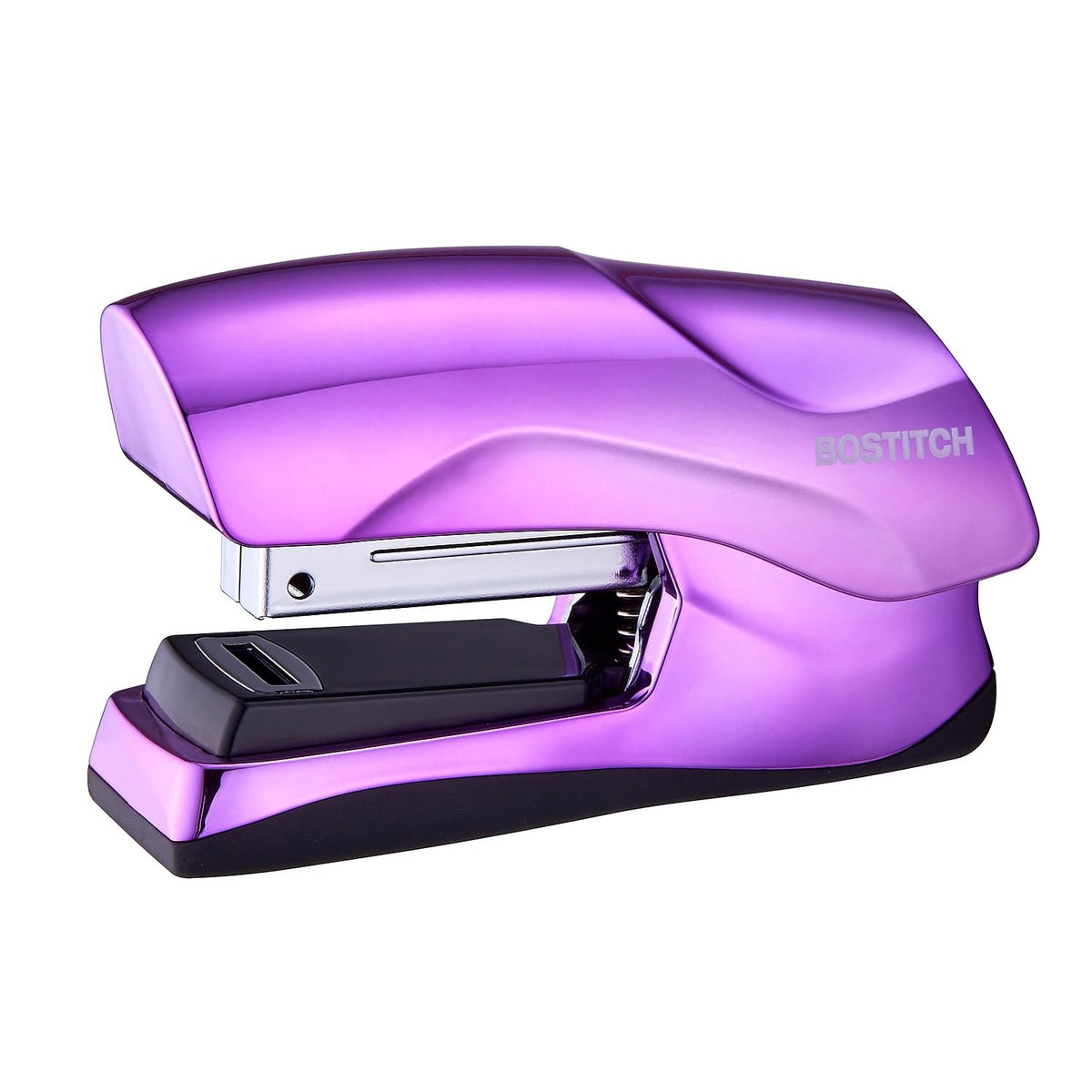 Bostitch Office Heavy Duty Stapler, 40 Sheet Capacity, No Jam, Half Strip, Fits into the Palm of Your Hand, For Classroom, Office or Desk, Gold Chrome