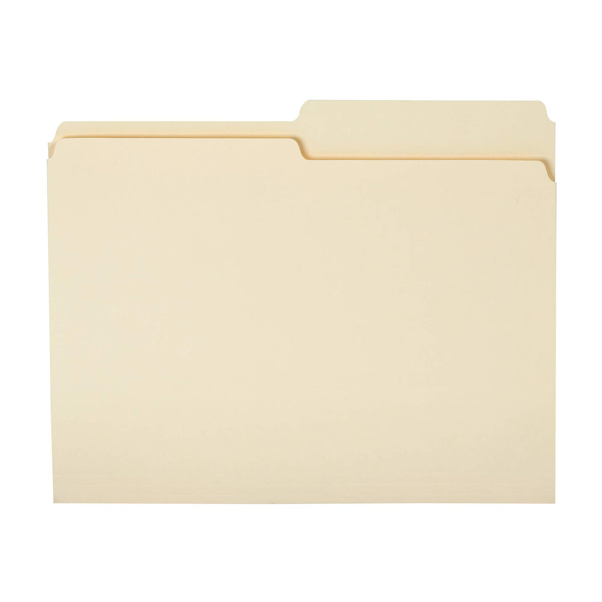 Amazon Basics File Folders for Organization, Letter Size, 1/3 Cut Tab, Sturdy with Tabs for Organizing and Filing, Blue, 36-Pack