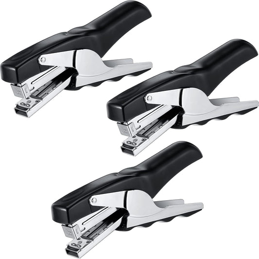 Yexiya 3 Pcs Heavy Duty Stapler 50 Sheet Capacity Hand Held Staplers Office