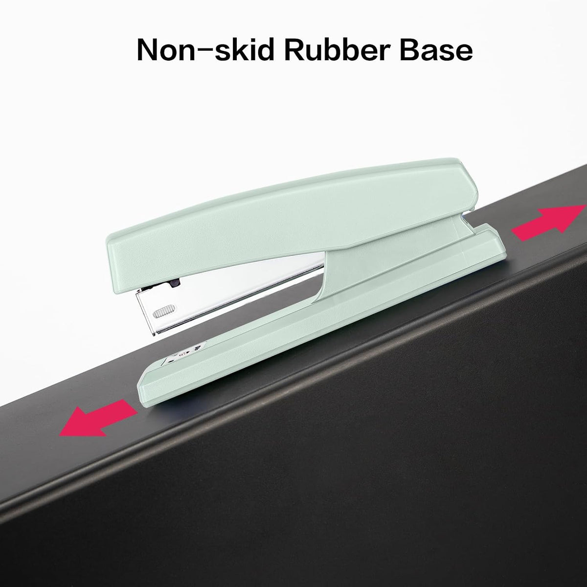 Deli Stapler, Desktop Staplers with 640 Staples, 25 Sheet Capacity, Green