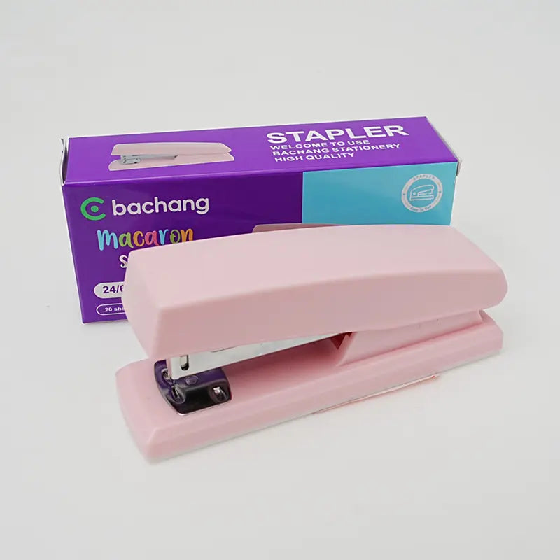 360 Degree Rotating Stapler, Ergonomic Handheld Stapler, Manual Operation, Portable Stapler for Office, School and Home Office, Compatible with Various Staples