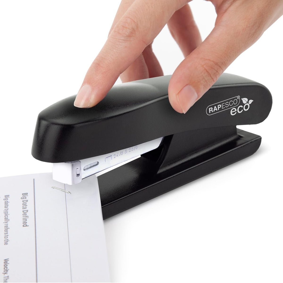 Rapesco 1756 Business Pack, 4 ECO Staplers, 20 Sheet Capacity, Black
