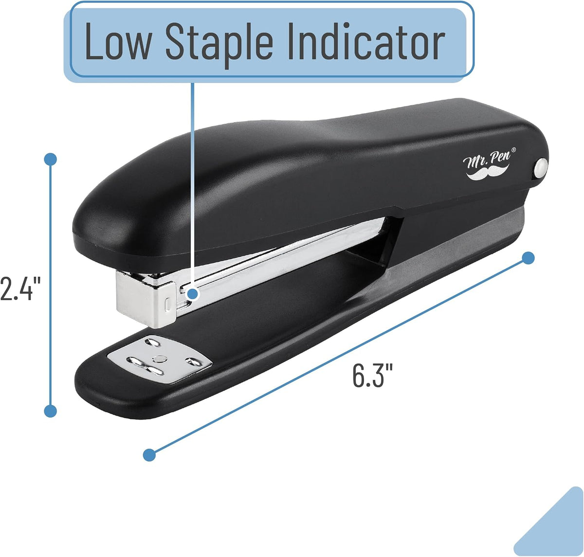 Mr. Pen- Staplers with 200 Staples, 20 Sheet Capacity, Pack of 2