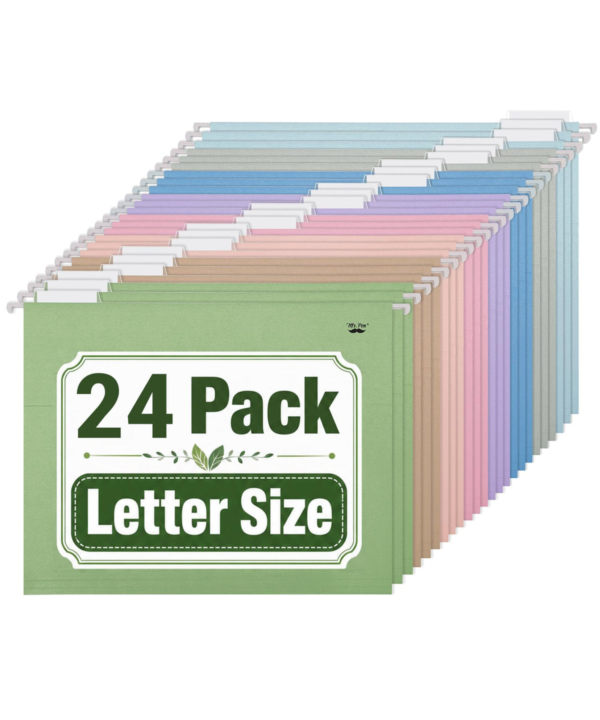 Mr. Pen- Hanging File Folders Bulk, 24 Pack, Letter Size File Folders