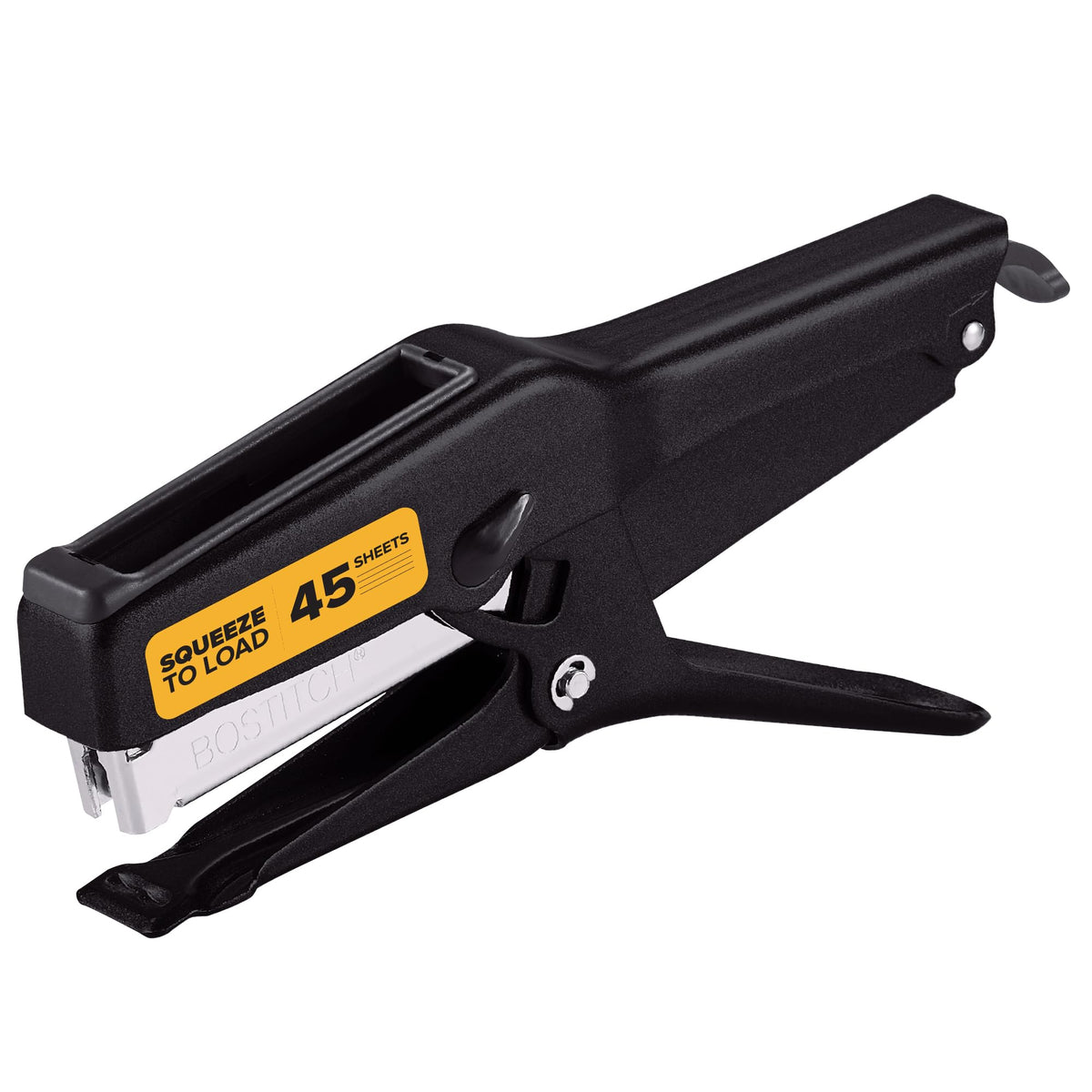 Bostitch Office Heavy Duty Plier Stapler, 45 Sheet Capacity, Charcoal
