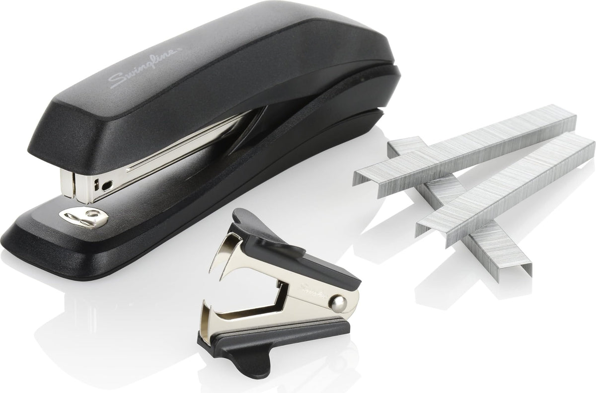 Swingline Stapler Value Pack, 20 Sheet Capacity, Jam Free, includes Standard Stapler, 5000 Staples and Staple Remover, Black (54551)