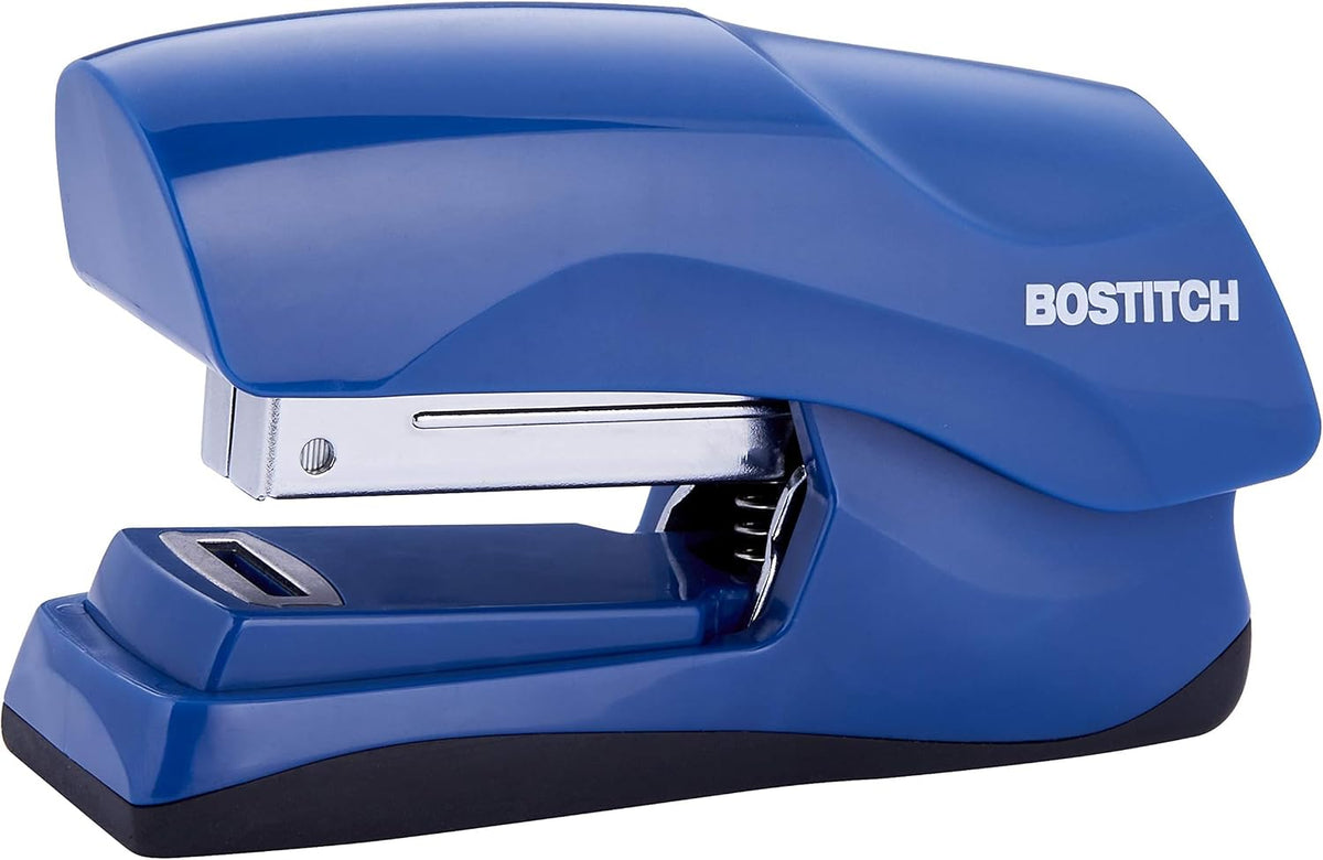 Bostitch Office Heavy Duty Stapler, 40 Sheet Capacity, No Jam, Half Strip, Fits into the Palm of Your Hand, For Classroom, Office or Desk, Gold Chrome