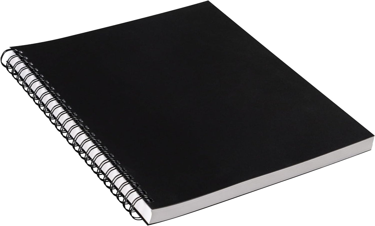 UCreate Poly Cover Sketch Book, Heavyweight, 9" x 12", Black, 75 Sheets