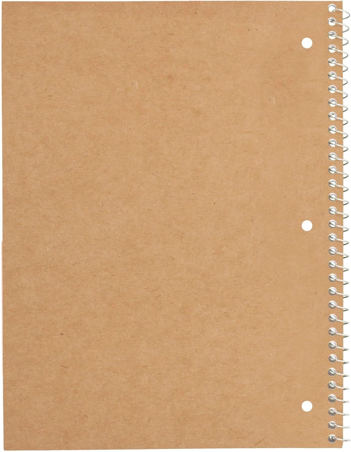 Mead Spiral Notebook, 6 Pack, 1 Subject, College Ruled Paper, 7-1/2" x 10-1/2", 70 Sheets per Notebook, Assorted Bright Colors (830050-ECM)