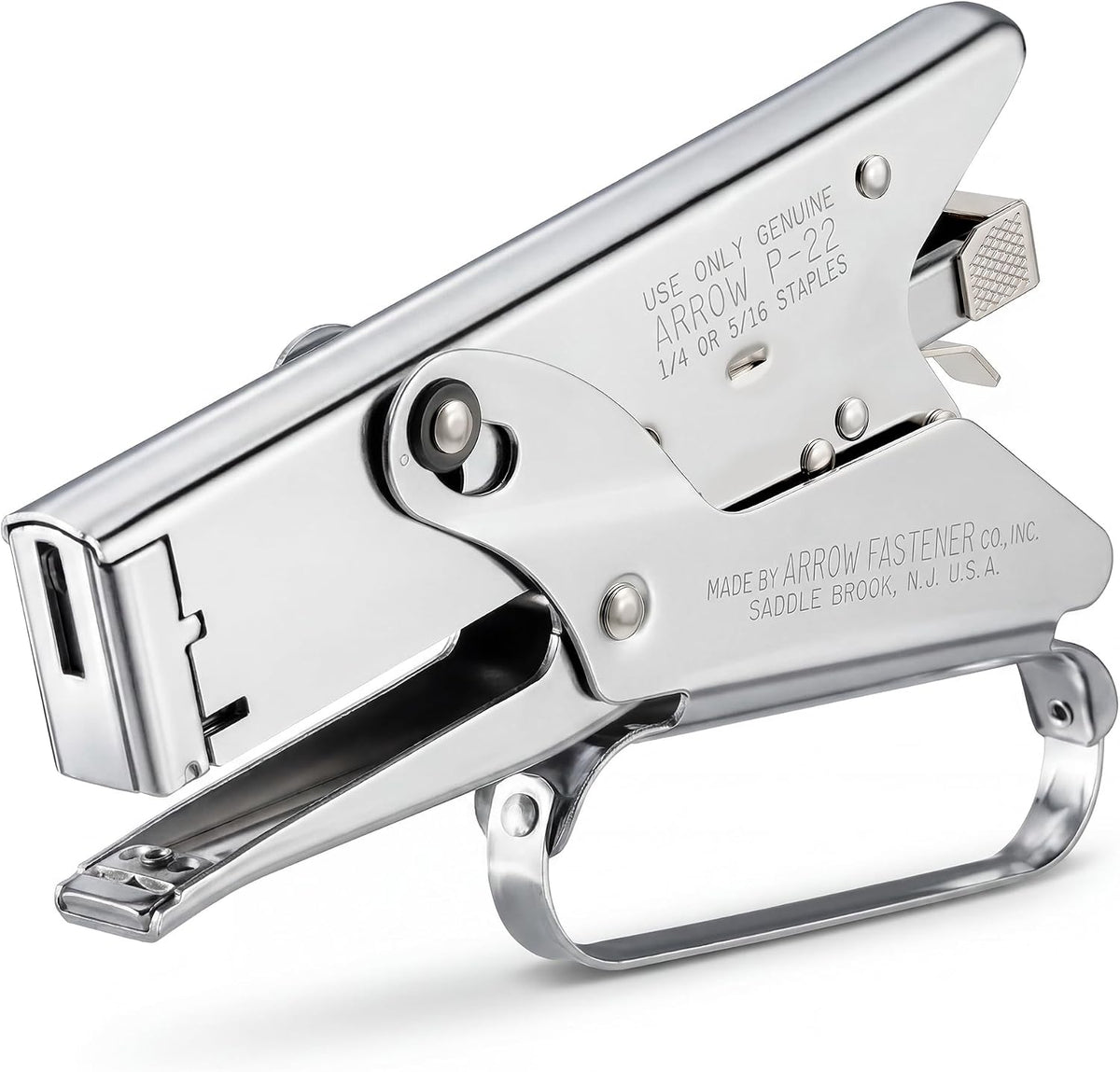Arrow Fastener P22 Heavy Duty Handheld Plier Stapler for Crafts, Office, and Insulation, Uses 1/4-Inch and 5/16-Inch Staples