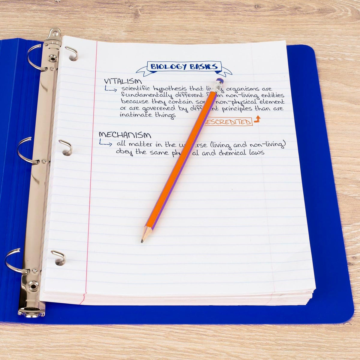 Mead Loose Leaf Paper, Wide Ruled Filler Notebook Paper, 8" x 10-1/2", 400 Sheets, Fits 3-Ring Binder (150036-ECM)