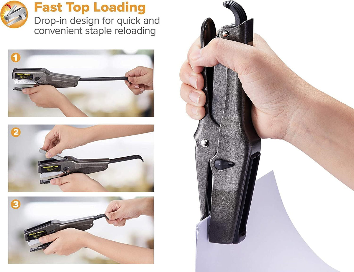 Bostitch Office B8 Plier Heavy Duty Stapler with 1250 1/4" Staples