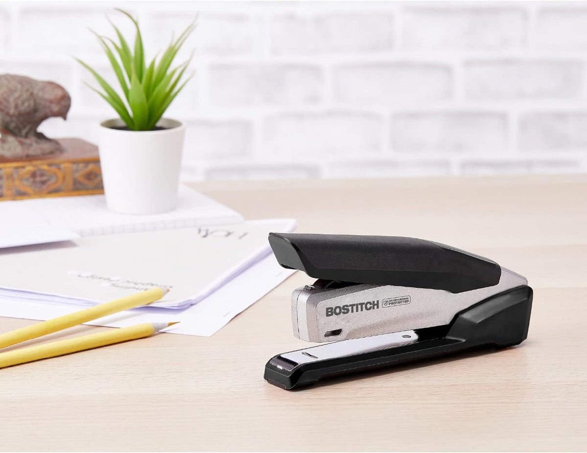 PaperPro(R) Prodigy(R) Stapler, Metallic Black/Silver, 0