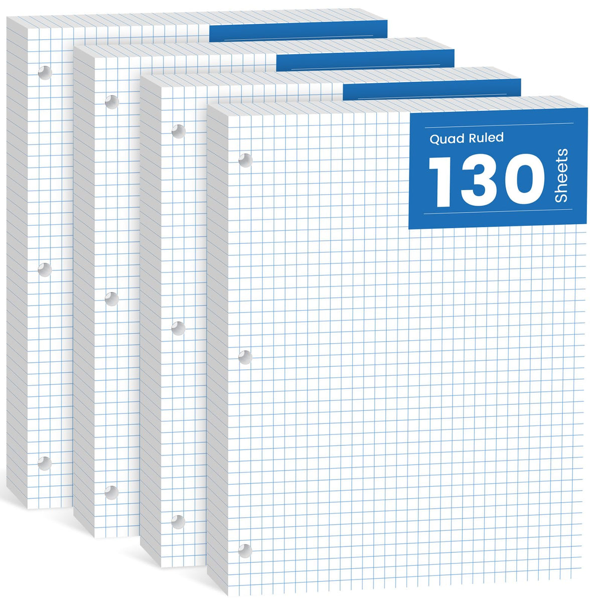 Loose Leaf Paper 8.5x11, Loose Leaf Notebook Paper 240 Sheets Binder Paper