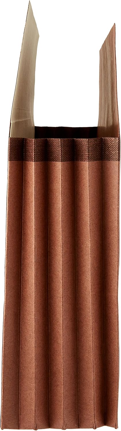 Amazon Basics Expanding File Folder Organizer with Pockets, Letter Size, 3.5-Inch Expansion, Accordion Style, Large Capacity Document Storage, Brown, 25-Pack