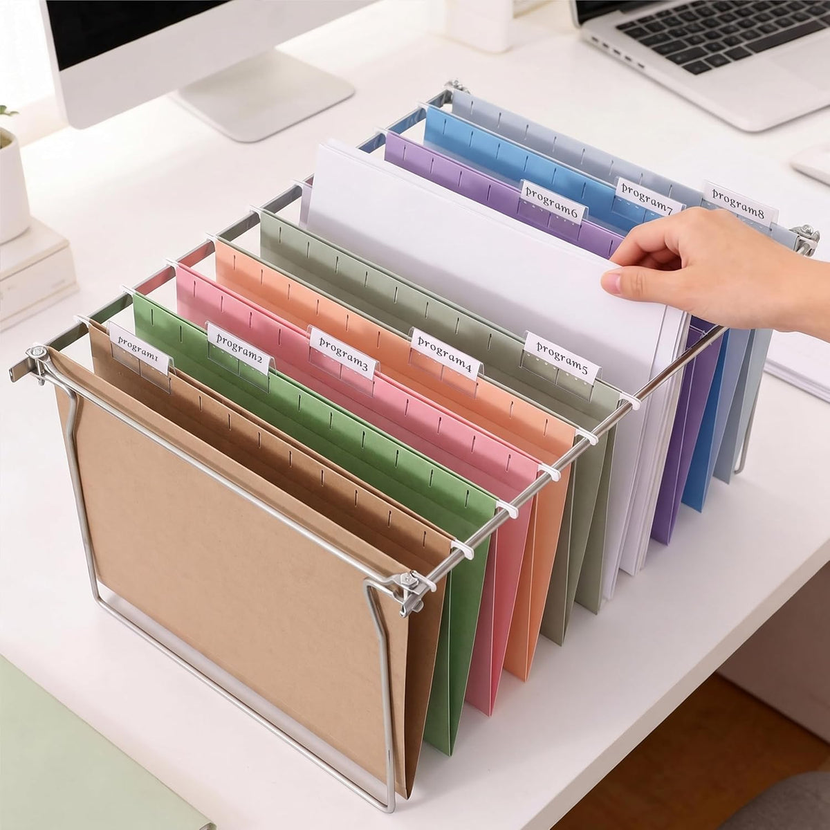 Mr. Pen- Hanging File Folders Bulk, 24 Pack, Letter Size File Folders