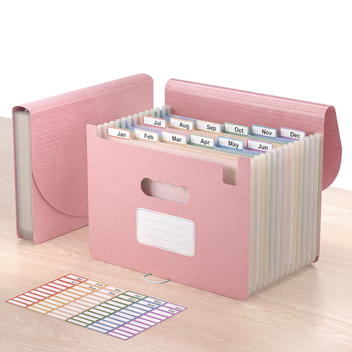 ThinkTex Accordion File Organizer, 12 - Pocket Expanding File Folders