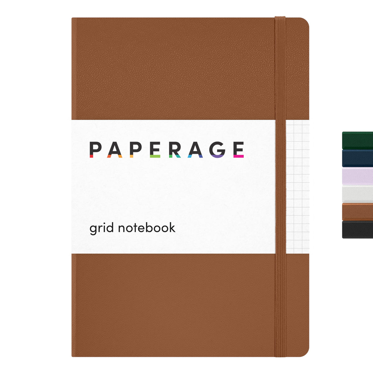PAPERAGE Lined Journal Notebook, Hardcover Journal for Women & Men, 160 Pages, (5.6 in x 8 in), College Ruled Journaling Notebook for Work, School Supplies & Note Taking, (Black)