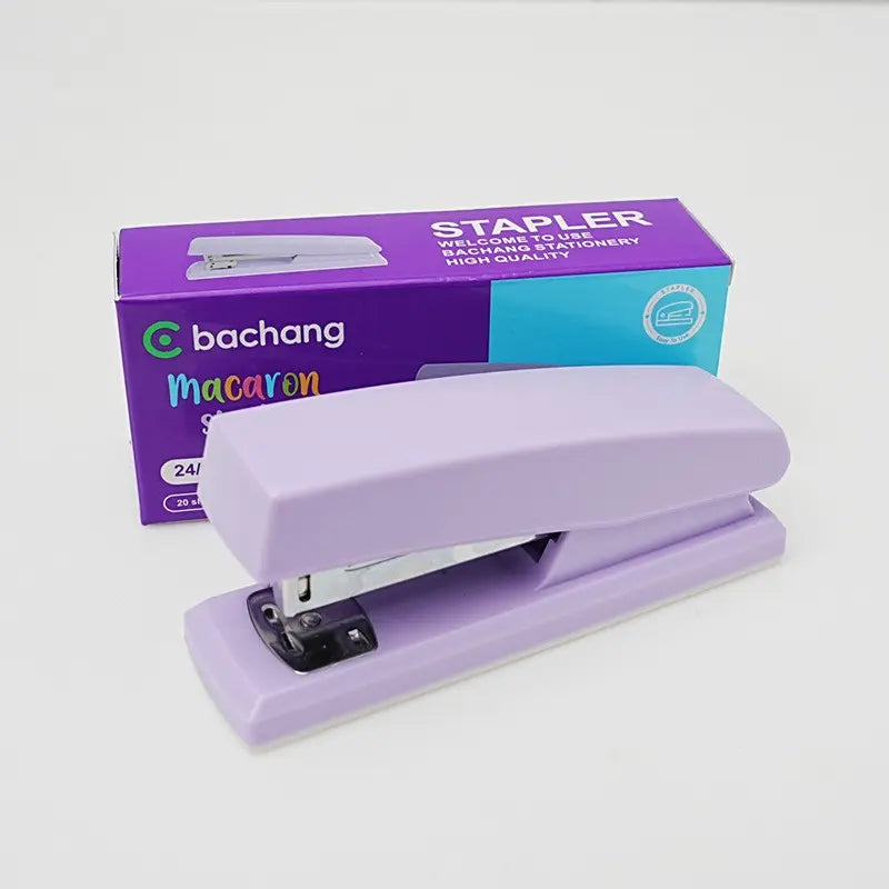 360 Degree Rotating Stapler, Ergonomic Handheld Stapler, Manual Operation, Portable Stapler for Office, School and Home Office, Compatible with Various Staples