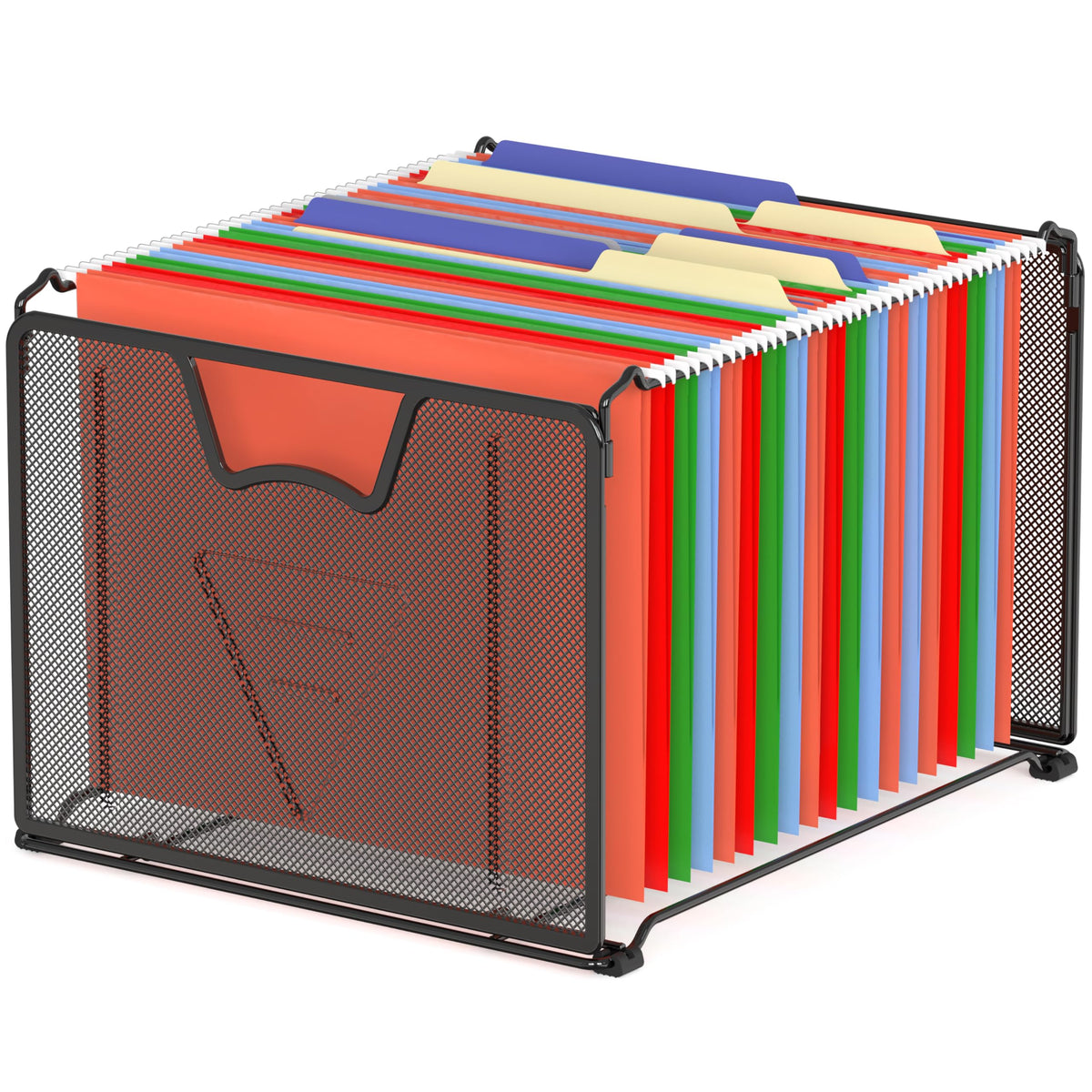 Simple Houseware Mesh Hanging File Folder Organizer, 2-Pack