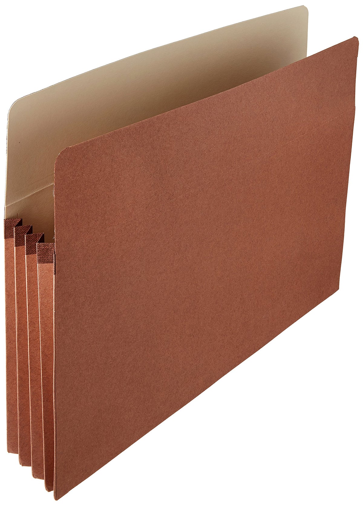 Amazon Basics Expanding File Folder Organizer with Pockets, Letter Size, 3.5-Inch Expansion, Accordion Style, Large Capacity Document Storage, Brown, 25-Pack