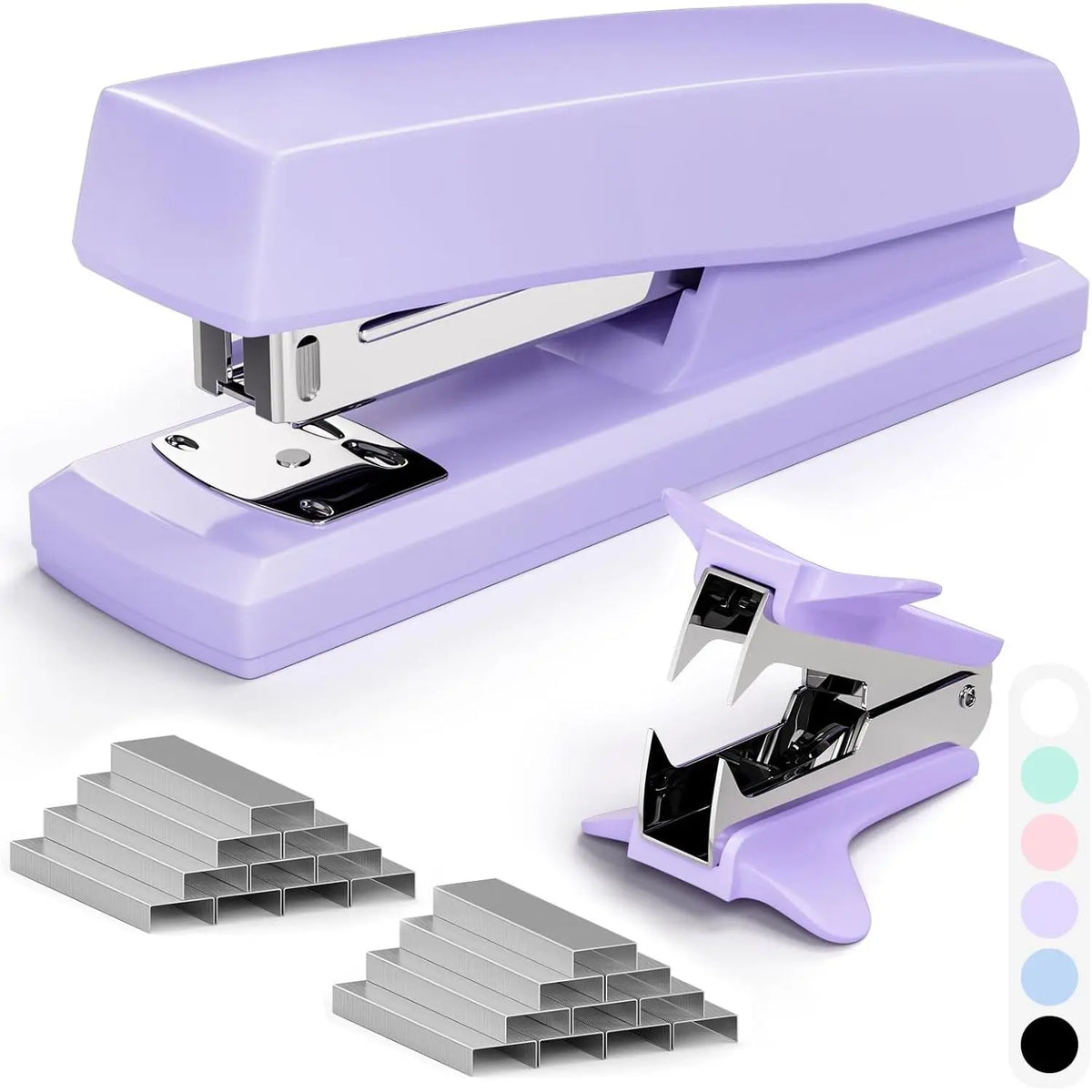 Office Stapler, Paper Stapler and ,  Office Supplies | 25 Sheet Capacity Desktop Stapler for Students and Office Clerks, Cute Stapler for Classroom, 2000  and Staple Remover