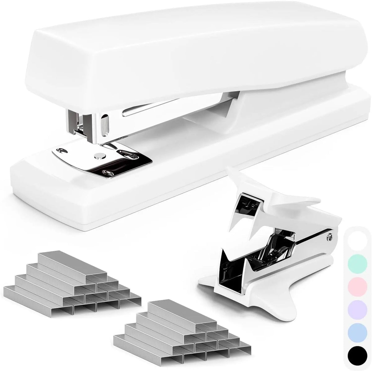 Office Stapler, Paper Stapler and ,  Office Supplies | 25 Sheet Capacity Desktop Stapler for Students and Office Clerks, Cute Stapler for Classroom, 2000  and Staple Remover
