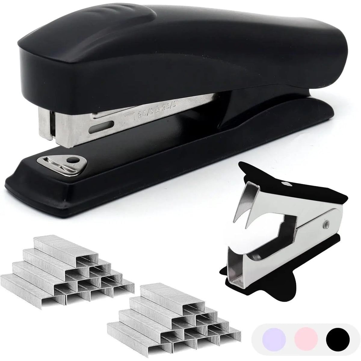 Office Stapler, Paper Stapler and ,  Office Supplies | 25 Sheet Capacity Desktop Stapler for Students and Office Clerks, Cute Stapler for Classroom, 2000  and Staple Remover