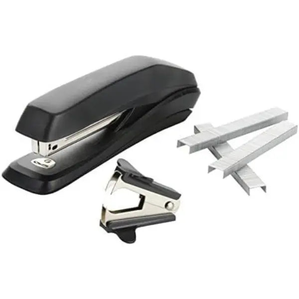 Stapler Value Pack, 20 Sheet Capacity, Jam Free, includes Standard Stapler, 5000 Staples and Staple Remover, Black (54551)